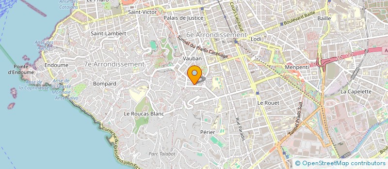 localisation de l'entreprise SCI SOLEIL à MARSEILLE