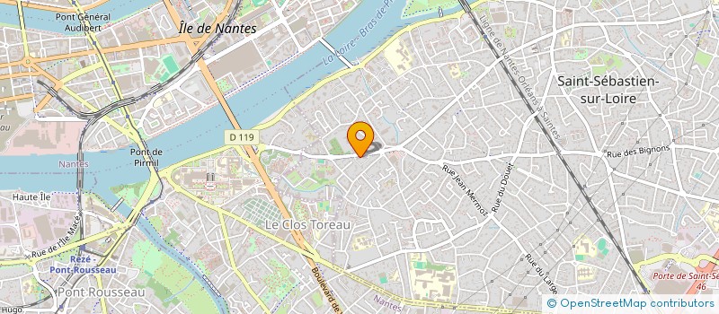 localisation de l'entreprise SCI SOLEIL CORSE à SAINT-SEBASTIEN-SUR-LOIRE