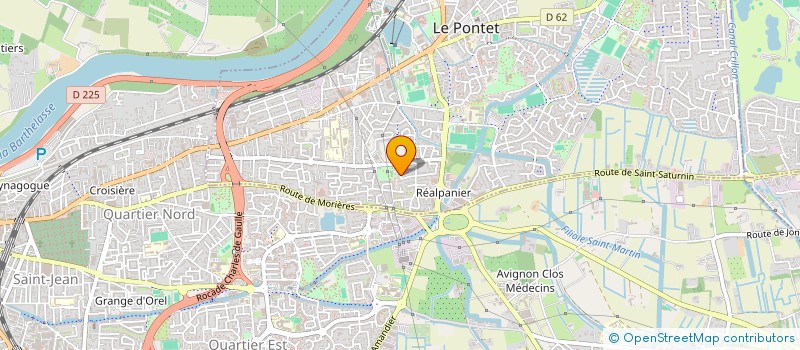 localisation de l'entreprise SCI SOLEIL D'AUTOMNE  LE PONTET