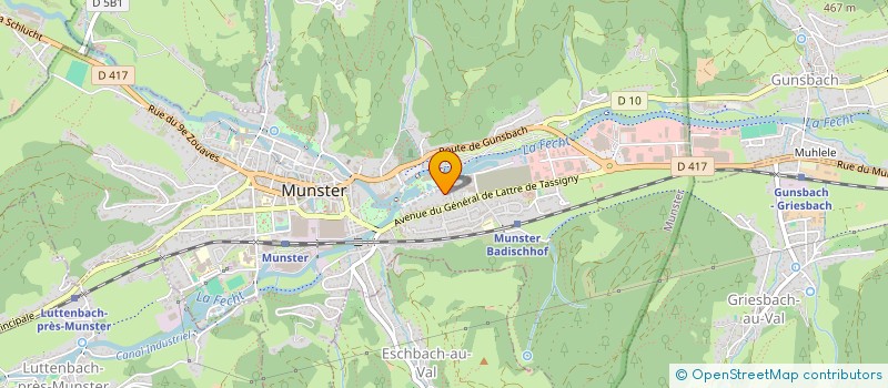 localisation de l'entreprise SCI SOLEIL D HUEZ  MUNSTER