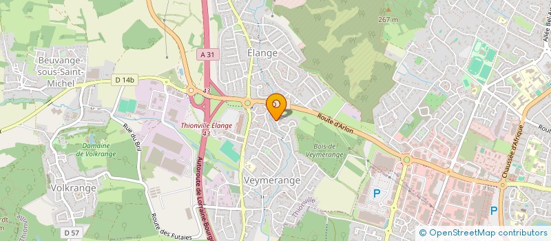 localisation de l'entreprise SCI SOLEIL ET MIMOSA à THIONVILLE