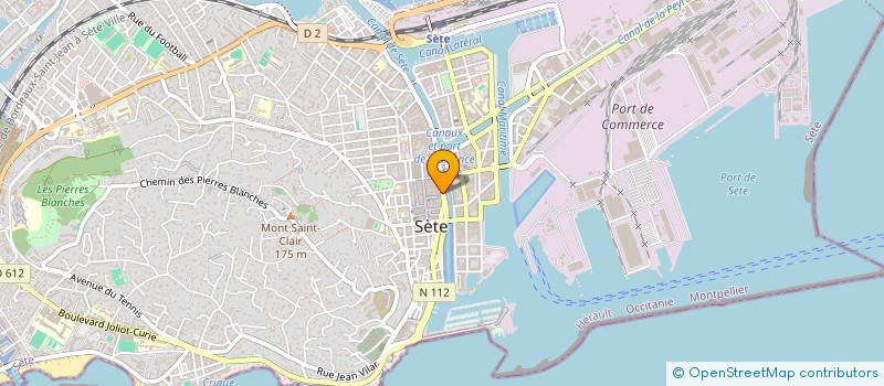 localisation de l'entreprise SCI SOLEIL ET NATURE  SETE