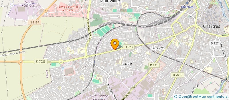 localisation de l'entreprise SCI SOLEIL ETERNEL à LUCE