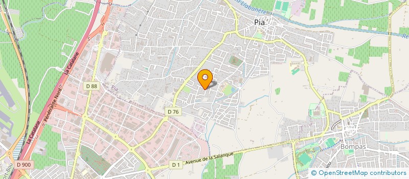 localisation de l'entreprise SCI SOLEIL JVCA  PIA