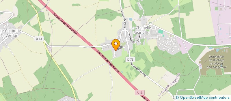 localisation de l'entreprise SCI SOLEIL LA CLUSAZ  LA CHAPELLE-LONGUEVILLE