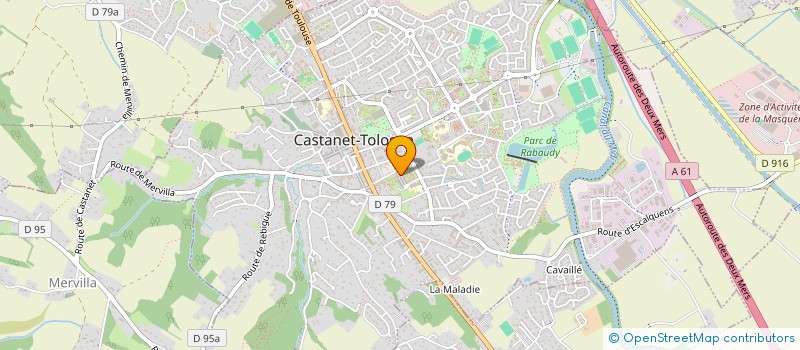 localisation de l'entreprise SCI SOLEIL LEVANT  CASTANET-TOLOSAN