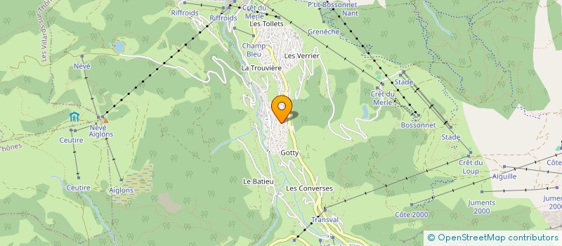 localisation de l'entreprise SCI SOLEIL LEVANT à LA CLUSAZ