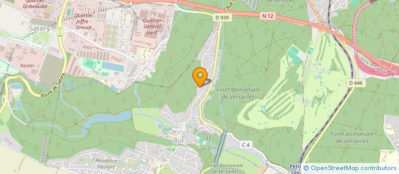 localisation de l'entreprise SCI - SOLEIL LVA  BUC