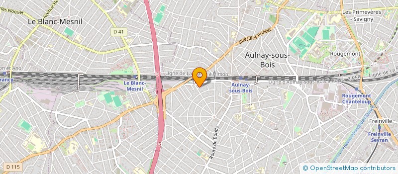 localisation de l'entreprise SCI SOLEIL77 à AULNAY-SOUS-BOIS