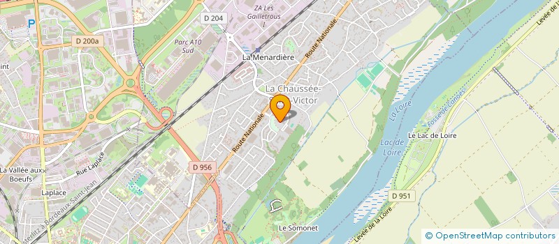 localisation de l'entreprise SCI SOLEILS  LA CHAUSSEE-SAINT-VICTOR