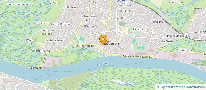 localisation de l'entreprise SCI SOLEMAR  COUERON