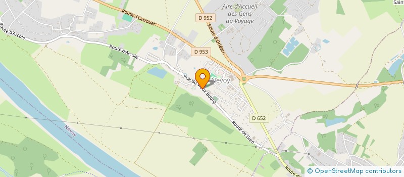 localisation de l'entreprise SCI SOLEMATH à NEVOY
