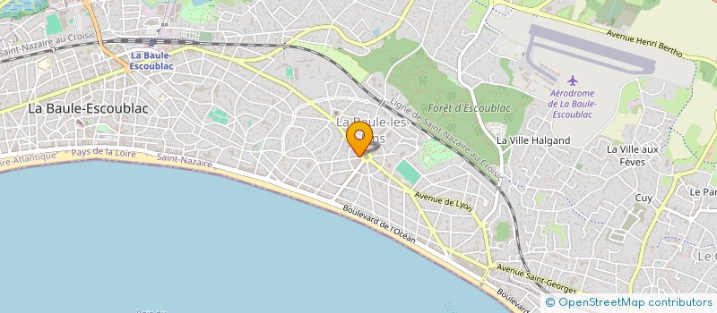 localisation de l'entreprise SCI SOLEMER  LA BAULE-ESCOUBLAC