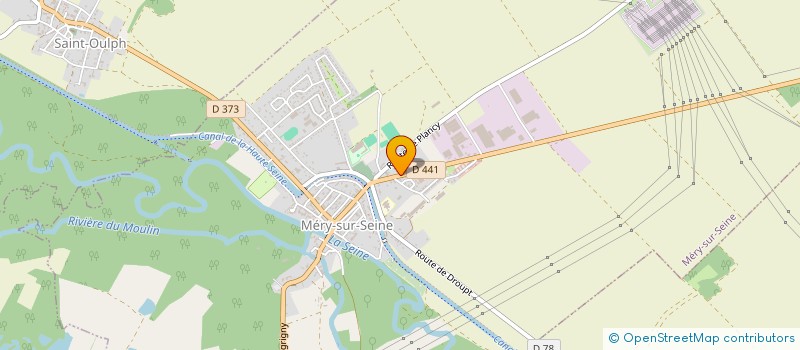 localisation de l'entreprise SCI SOLEMUR  MERY-SUR-SEINE