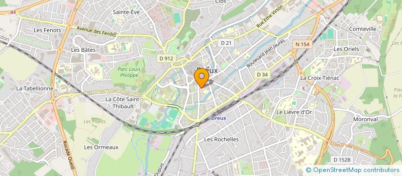 localisation de l'entreprise SCI SOLENE  DREUX