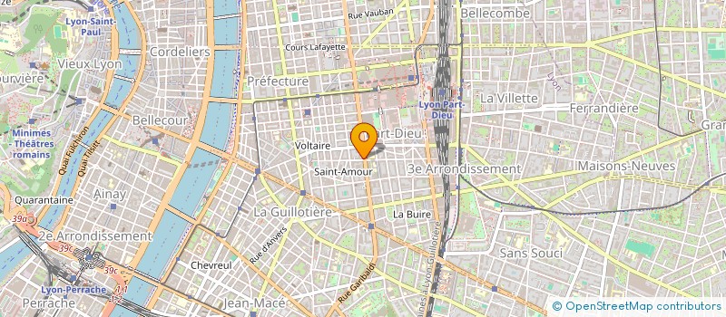 localisation de l'entreprise SCI SOLENE  LYON