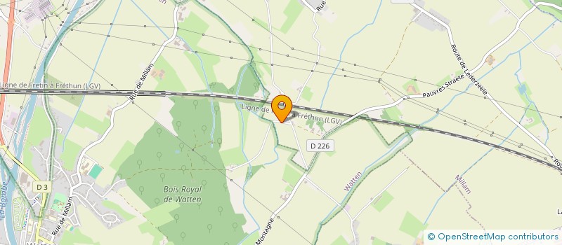 localisation de l'entreprise SCI SOLENE  MILLAM