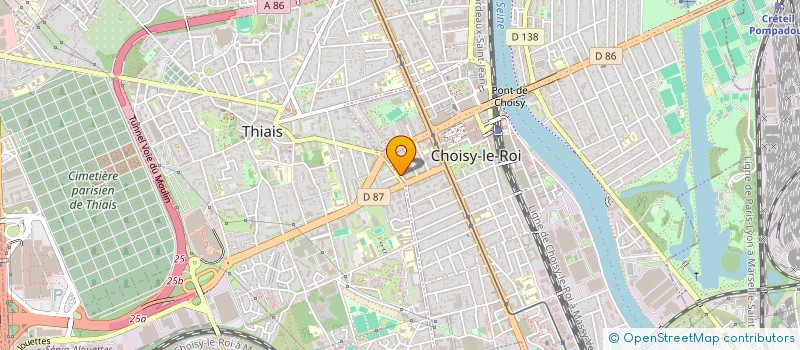 localisation de l'entreprise SCI SOLENN SU  CHOISY-LE-ROI