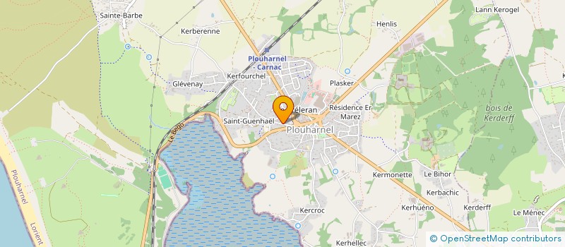 localisation de l'entreprise SCI SOLENT  CARNAC