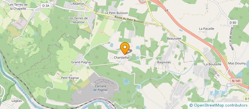 localisation de l'entreprise SCI SOLENZA  VERNEUIL-SUR-VIENNE