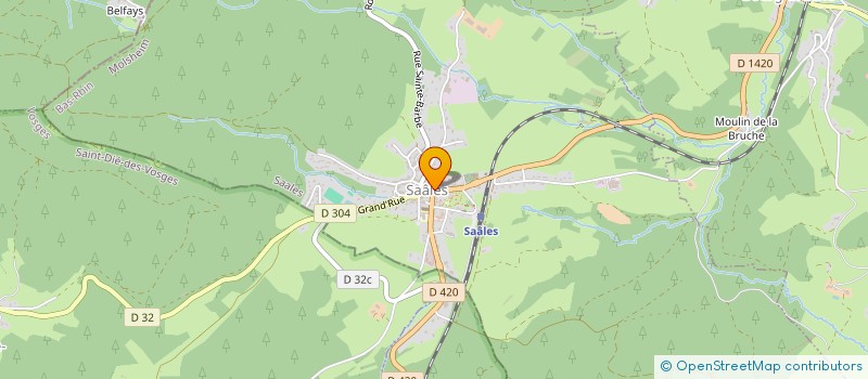 localisation de l'entreprise SCI SOLEO  SAALES