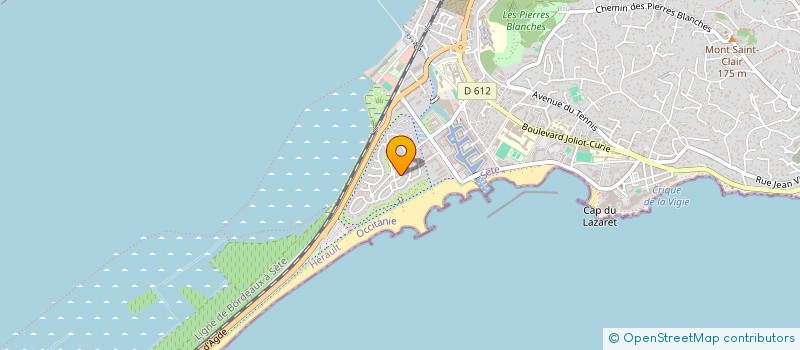 localisation de l'entreprise SCI SOLEO  SETE