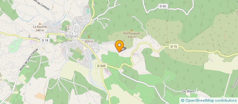 localisation de l'entreprise SCI SOLER  ROGNES