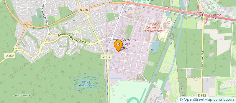 localisation de l'entreprise SCI SOLESSO  LA TESTE-DE-BUCH