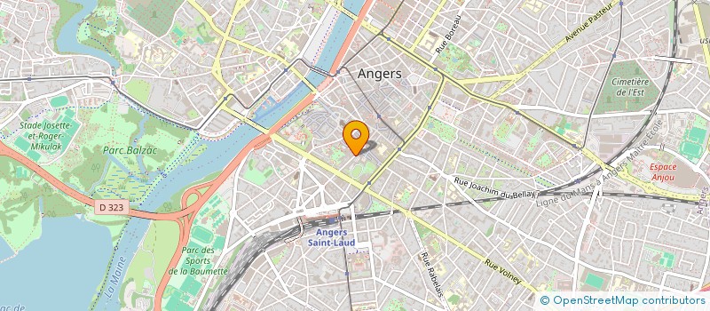 localisation de l'entreprise SCI SOLETFRAN à ANGERS