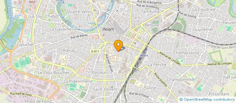 localisation de l'entreprise SCI SOLFERINO 61  NIORT