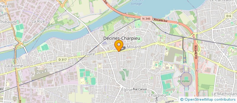 localisation de l'entreprise SCI SOLFOROSI-BAHAIN  DECINES-CHARPIEU