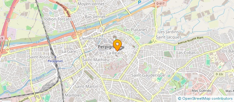 localisation de l'entreprise SCI SOLGAD  PERPIGNAN