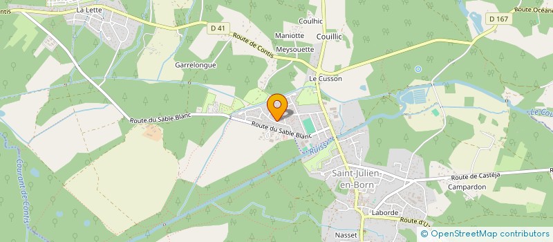 localisation de l'entreprise SCI SOLGARP  SAINT-JULIEN-EN-BORN