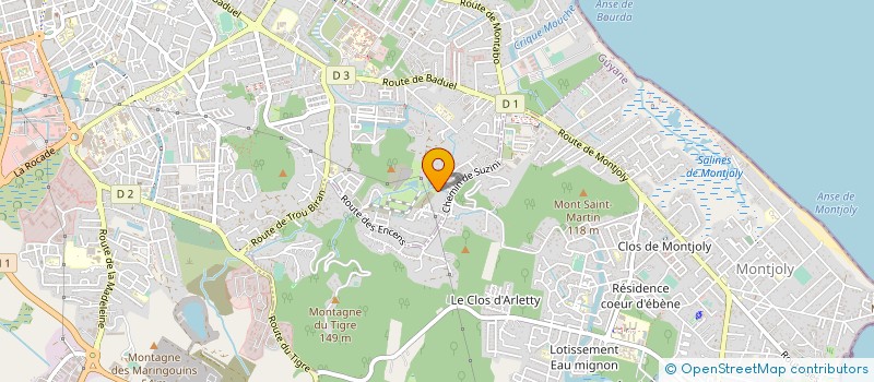 localisation de l'entreprise SCI SOLHANA à CAYENNE