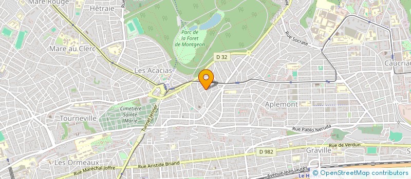 localisation de l'entreprise SCI SOLHEINA à LE HAVRE