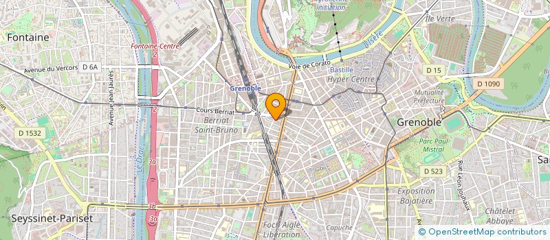 localisation de l'entreprise SCI SOLIA  GRENOBLE