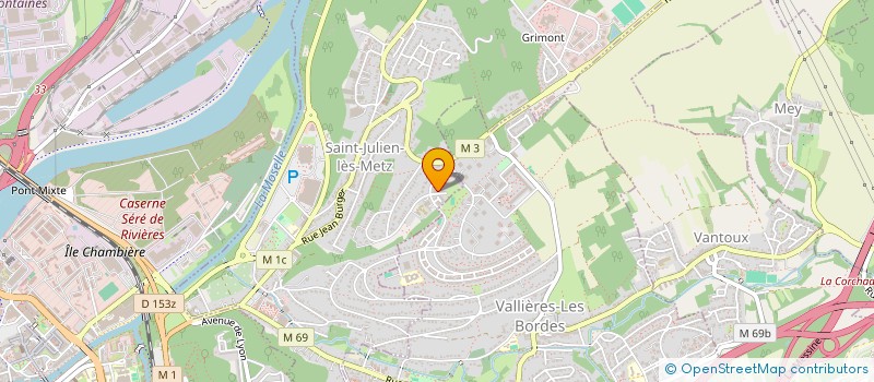 localisation de l'entreprise SCI SOLICAFO à SAINT-JULIEN-LES-METZ