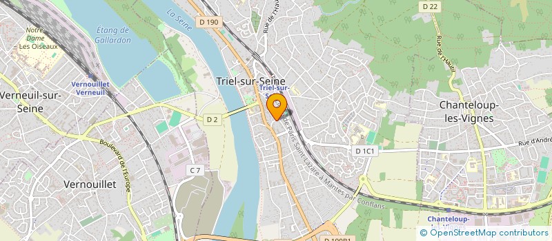 localisation de l'entreprise SCI SOLID'R  TRIEL-SUR-SEINE