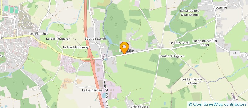 localisation de l'entreprise SCI SOLIDOR à ORGERES