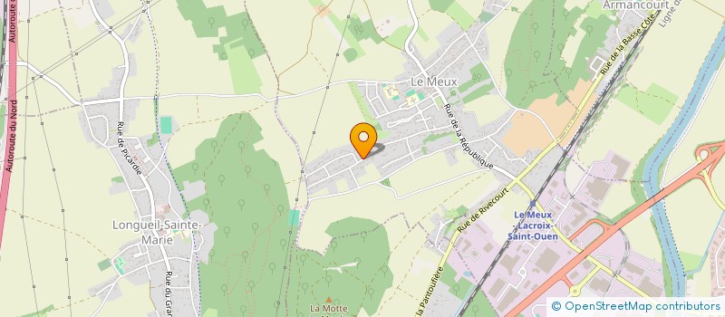 localisation de l'entreprise SCI SOLIE  LE MEUX