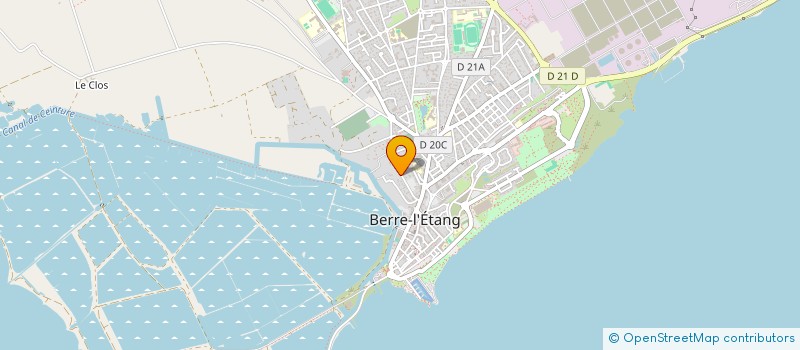 localisation de l'entreprise SCI SOLIGIL à BERRE-L'ETANG