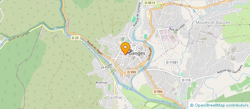 localisation de l'entreprise SCI SOLIGNAC  GANGES