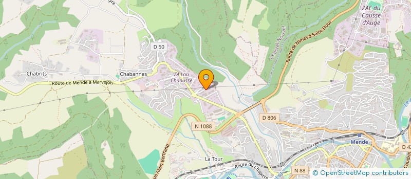 localisation de l'entreprise SCI SOLIGNAC FABIEN ET MONIQUE  MENDE