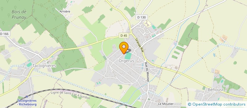 localisation de l'entreprise SCI SOLIGRIM  ORGERUS