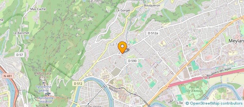 localisation de l'entreprise SCI SOLILES  LA TRONCHE