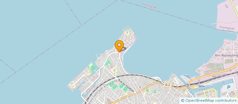 localisation de l'entreprise SCI SOLIN  SETE