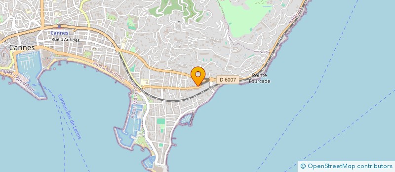 localisation de l'entreprise SCI SOLINE à CANNES