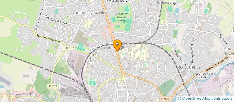 localisation de l'entreprise SCI SOLIOIRE IMMO à NEVERS