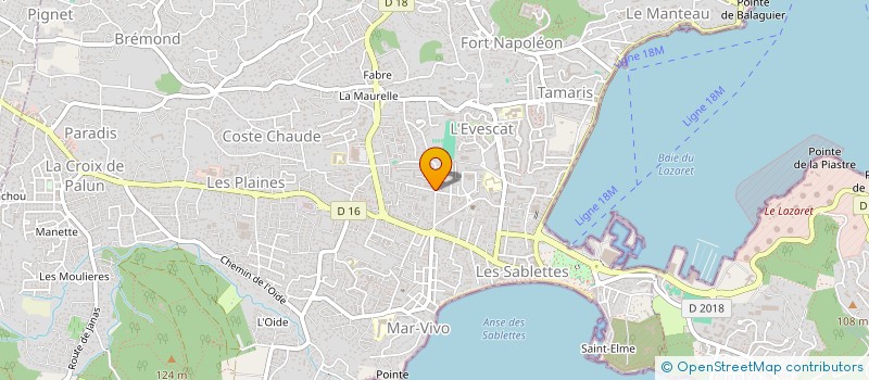 localisation de l'entreprise SCI SOLIS à LA SEYNE-SUR-MER