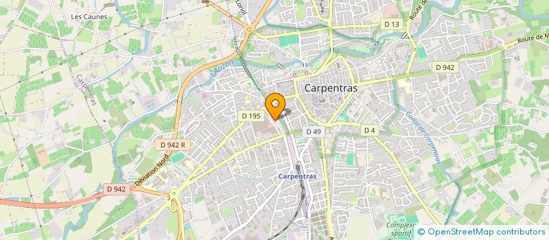 localisation de l'entreprise SCI SOLIS  CARPENTRAS